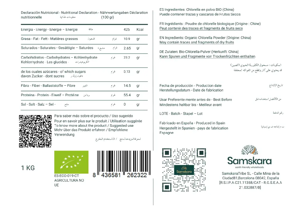 Good Natured Premium Chlorella Spirulina Powder | 85 Servings | Non-GMO - Foto 4